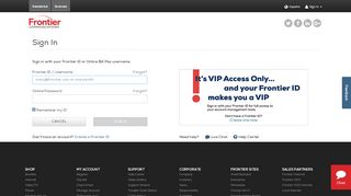 
                            2. Sign Into Your Frontier account | Frontier.com