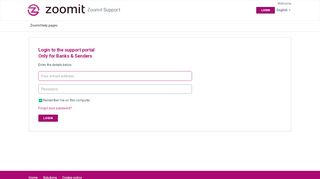 
                            4. Sign into : Zoomit Support