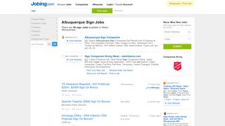 
                            8. Sign Jobs in Albuquerque | Jobing.com