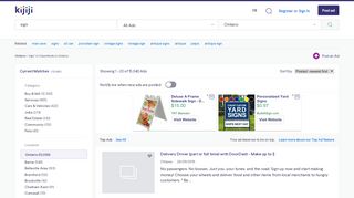 
                            4. Sign | Kijiji in Ontario. - Buy, Sell & Save with Canada's #1 ...