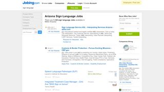 
                            6. Sign language Jobs in Arizona | Jobing.com