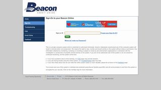 
                            9. Sign-On to your Beacon Online