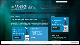 
                            8. SIGN: PNW Key Club District Project 2010-2011 | Just ...