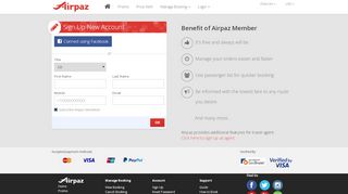 
                            3. Sign Up | Airpaz