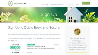 
                            1. Sign Up | Alarm Relay