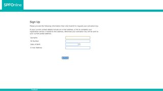 
                            4. Sign Up - altair Member Self-Service - Using SPFOnline