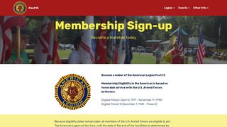 
                            5. Sign-up - americanlegionpost13cumberlandmd.org