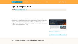
                            7. Sign Up Antigluon C 9 (Sign-up-antigluon.c9.io) - …