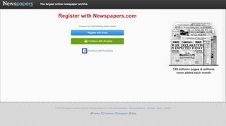 
                            2. Sign up as a Non-subscriber on Newspapers.com - Step 1