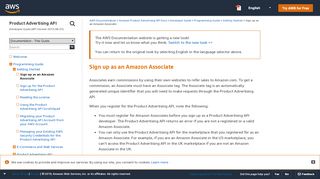 
                            10. Sign up as an Amazon Associate - Product Advertising API