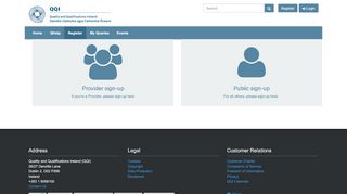 
                            3. Sign-Up · Basic Portal - QQI