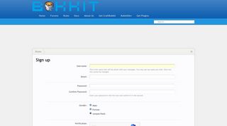 
                            8. Sign up | Bukkit Forums