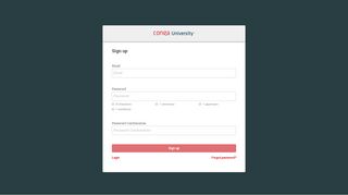 
                            5. Sign up | Conga University