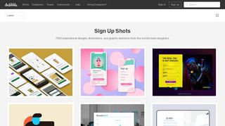 
                            4. Sign Up designs, themes, templates and ... - Dribbble