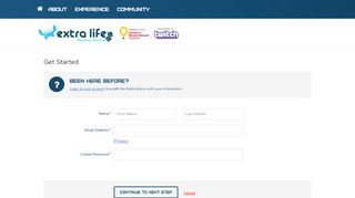 
                            4. Sign Up - Extra Life