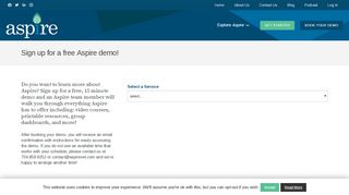 
                            7. Sign up for a free Aspire demo! - Aspire
