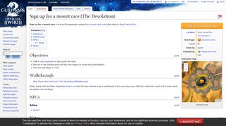 
                            5. Sign up for a mount race (The Desolation) - Guild Wars 2 ...