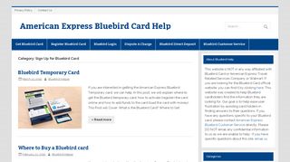 
                            9. Sign Up for Bluebird Card Archives - American Express ...