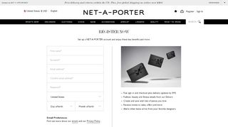 
                            5. Sign-up for email updates | NET-A-PORTER.COM