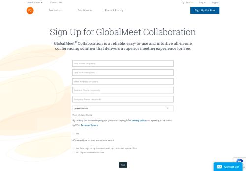 
                            6. Sign Up for GlobalMeet Collaboration | pgi