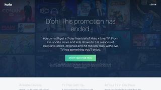 
                            4. Sign Up for Hulu with Live TV – Special Movers Offer | Hulu