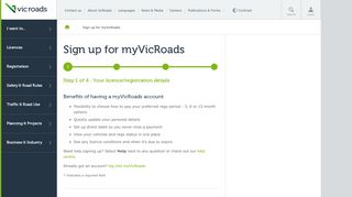 
                            11. Sign up for myVicRoads : VicRoads