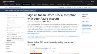 
                            5. Sign up for Office 365 with Azure account | …