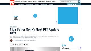 
                            3. Sign Up for Sony's Next PS4 Update Beta - pcmag.com