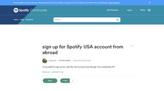 
                            6. sign up for Spotify USA account from abroad - The …