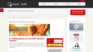 
                            8. Sign-Up For The 30 Day Free Trial Now! | easyBook