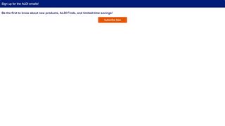 
                            2. Sign up for the ALDI emails! | ALDI US