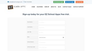 
                            9. Sign-Up For the App of Your Choice || EZ School Apps