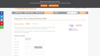 
                            9. Sign up for the London Marathon 2020 - Farm Africa