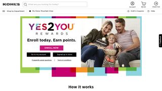 
                            6. Sign Up for the Yes2You Rewards Program | Kohl's