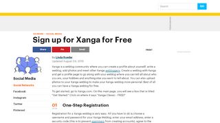 
                            2. Sign Up For Xanga Free - Get Your Own Xanga Weblog