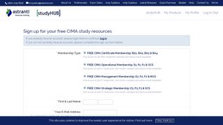 
                            3. Sign up for your free CIMA study resources - …