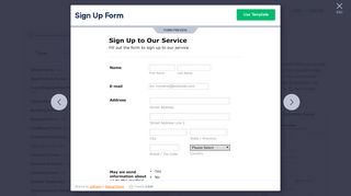 
                            4. Sign Up Form Template | JotForm