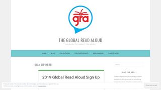 
                            8. Sign Up Here! – The Global Read Aloud