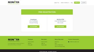 
                            3. Sign Up - iRecruiter - The Global Recruitment Marketplace