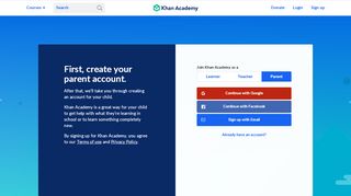 
                            10. Sign Up | Khan Academy