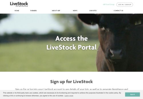 
                            5. Sign Up | LiveStock from ABP Food Group