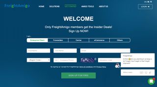 
                            5. Sign Up | Logistics | FreightAmigo