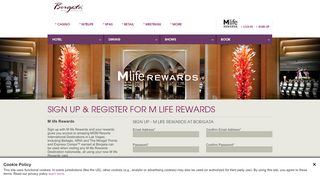 
                            6. Sign Up - M life Rewards at Borgata