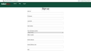 
                            3. Sign up | MallardAlarm