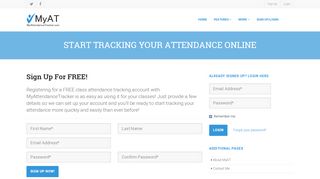 
                            4. Sign Up | MyAttendanceTracker.com