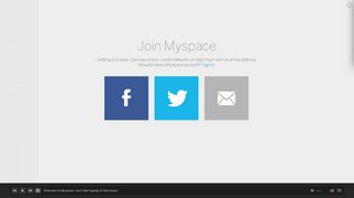 
                            6. Sign up - Myspace