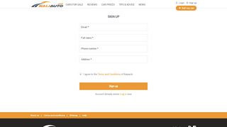 
                            4. Sign up | naijauto.com