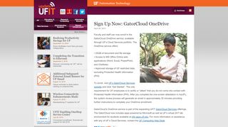 
                            9. Sign Up Now: GatorCloud OneDrive | University of Florida Information ...