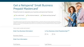 
                            5. Sign Up Now | Netspend Small Business Prepaid …