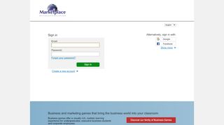 
                            7. Sign-up or Login to Marketplace® Business Simulations